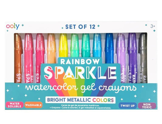 Rainbow Sparkle Gel Crayo