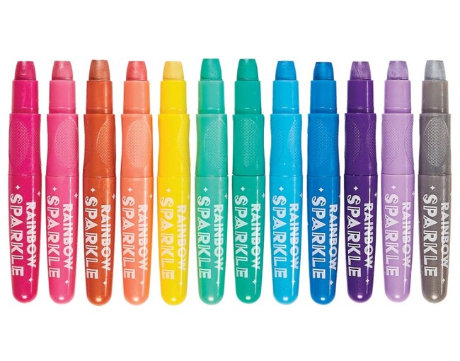 Rainbow Sparkle Gel Crayo