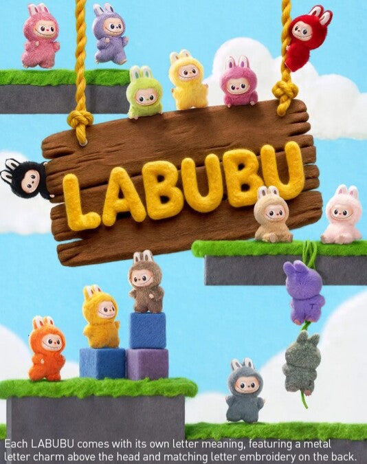 Labubu Pin for Love a to M Blind Box Series