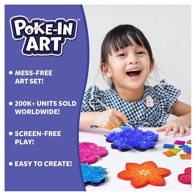 Poke in Art Flower Bouquet