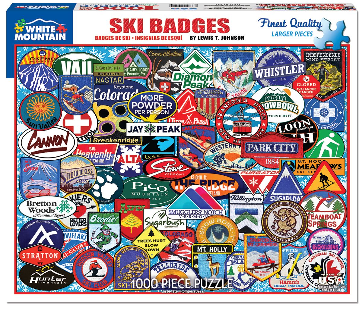 Ski Badges 1000 Piece